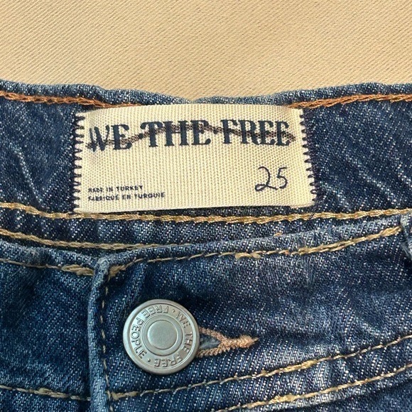 NWT We The Free Westwood Mid Rise High Low Shorts - Size 25 - Picture 5 of 14